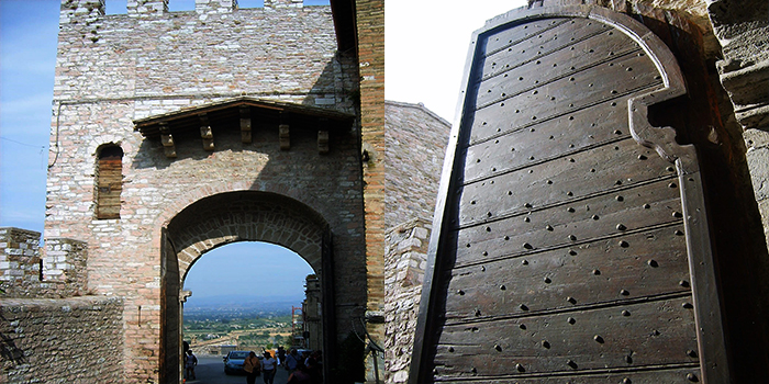 Asis-arte-gotico-donviajon-murallas-puertas-medievales-cultura-turismo-perugia-italia