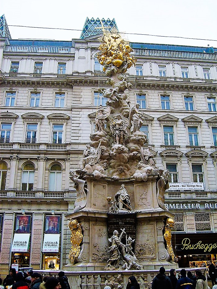 Viena-columna-de-la-Santisima-Trinidad-arte-barroco-donviajon-viajando-con-pasion-turismo-cultural-religioso-Viena-Austria