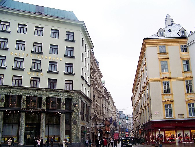 Viena-Looshaus-art-nouveau-donviajon-calle-comercial-turismo-de-compras-cultural-Viena-Austria