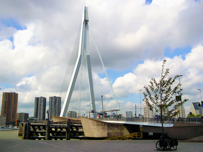 Puente-Erasmus-don-viajon-turismo-aventura-rio-maas-Roterdam-Paises-Bajos